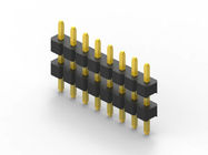 10 bornes 2,54 millimètres de lancement de Pin d'en-tête de connecteur de résistance de contact masculine 20mΩ maximum