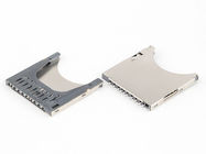 Alliages de cuivre de prise micro d'écart-type de Sandish, connecteur de carte de mémoire de multimédia