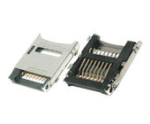 Type connecteur micro de secousse de TF Carte SD 1,8 millimètres de taille de résistance de contact 100 MΩ maximum