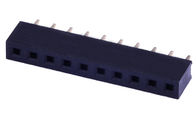 Lancement femelle simple du connecteur 2.0mm de carte PCB d'en-tête de la rangée 1.0AMP PA6T