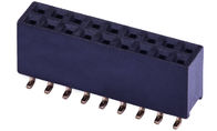 Connecteur femelle à quatre rang de carte PCB de contact de bronze de phosphore du connecteur 4x10Pins d'en-tête