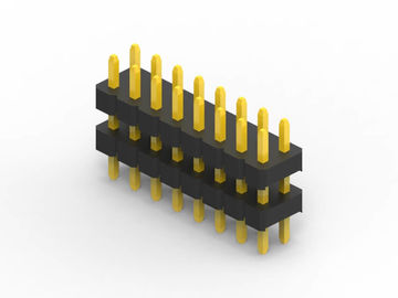 Connecteur d' en-tête à 10 broches Gold Flash, en-têtes à double rangée