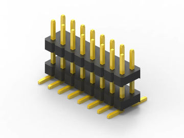 2.54 mm Homme tête de broche SMD, matériau de contact en laiton Connecteur tête de broche