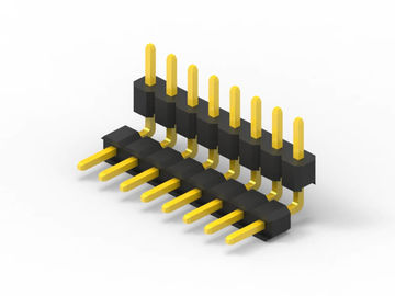 Connecteur de broche de PCB 2.0mm Pitch, connecteur d' en-tête en laiton à rangée unique