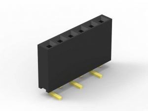 Connecteur d'en-tête de PCB à broche carrée 2 broches à 50 broches 2,54 mm de hauteur pour ordinateur