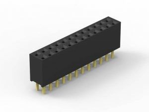 Flash en or 2.54 mm connecteur féminin, en tête de broche PCB connecteur féminin