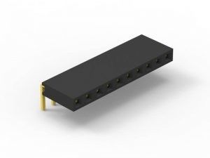 8 broches 90° Connecteur de tête féminin 2,0 mm Tone de courant nominale 2,0 AMP