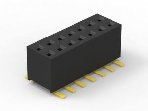 1.27 mm Plaque de circuits imprimés à double rangée à connecteur de plaque de circuits imprimés