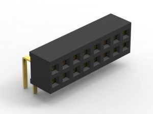 Durable 30 épingles / 40 épingles Tête féminine, 1,00mm Pitch Tête PCB Femme