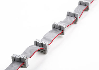 FCC 16 broches Assemblage de câble à ruban plat avec une prise IDC de 2,54 mm