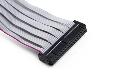 2.54mm IDC Assemblage de câble à ruban plat avec tube de rétrécissement thermique sur mesure