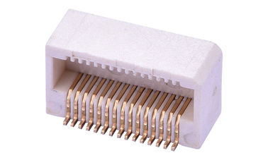 Connecteur de carte de circuits imprimés 30PIN horizontale à carte siège mère hauteur 5,0 mm