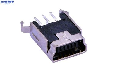 Connecteur USB mini à 180 degrés, connecteur SMD micro USB mâle