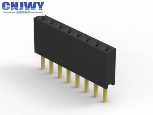 Connecteur féminin de 2 mm de hauteur durable, tête d' homme et tête de femme à rangée unique
