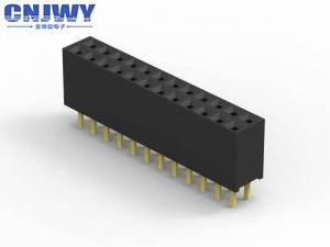 Flash en or 2.54 mm connecteur féminin, en tête de broche PCB connecteur féminin