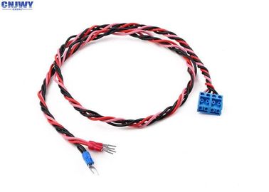 Assemblages de câbles électriques automobiles avec un bloc terminal à 2 broches de 3,81 mm UL1007 18AWG