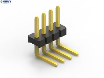 Connecteur d'en-tête de broche mâle à angle droit de 1,27 mm, hauteur de 2 broches à 80 broches