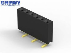 Connecteur d'en-tête de PCB à broche carrée 2 broches à 50 broches 2,54 mm de hauteur pour ordinateur