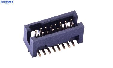 1.27 mm PCB 14 broches boîte d'en-tête connecteur de surface monture Nylon 6T Noir