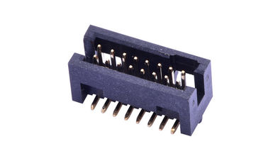 1.27 mm PCB 14 broches boîte d'en-tête connecteur de surface monture Nylon 6T Noir
