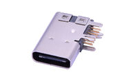 3,1 la base micro modèle 14 de 90 degrés de connecteur de C USB entre en contact avec l'alliage de cuivre