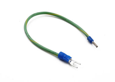 Connecteur de cuivre Armoire de câblage personnalisée Couleur verte / jaune Avec terminal à épée