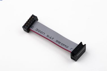 Cable plat noir IDC avec prise DIP, câble à ruban électronique sur mesure