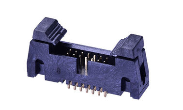 Connecteur électrique à double rangée, à travers le connecteur du terminal de PCB.