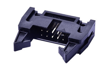 Tête d'éjecteur Connecteur de câble IDC 2,54 mm avec flash doré verrouillé 2.0 AMP