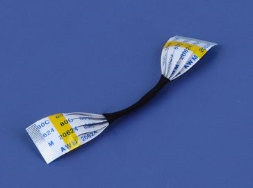 Bouclier 0,5 mm Tension FFC câble à ruban 50 façons de diviser 5 rangées résister à la tension 500V
