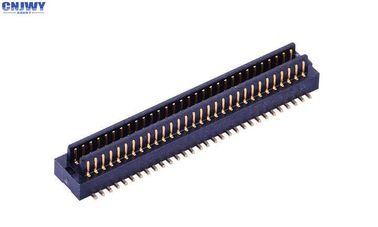 Connecteur double rangée de carte PCB à écart mince pour les produits de consommation électroniques