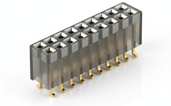 Connecteur femelle embase 2x20 broches, pas de 2,54 mm, courant nominal de 3 A