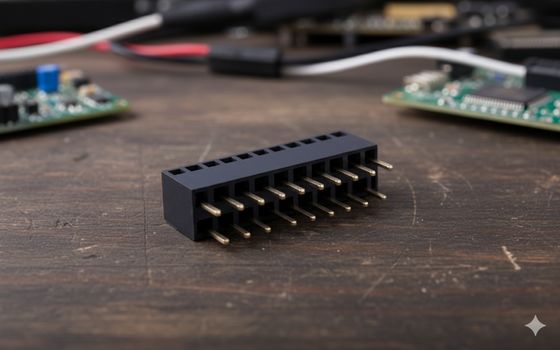 3A 250V connecteur de tête féminin avec 2,54 mm de hauteur