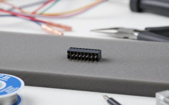 Connecteur femelle à broches 2x20P, 250V 3A, plaqué or