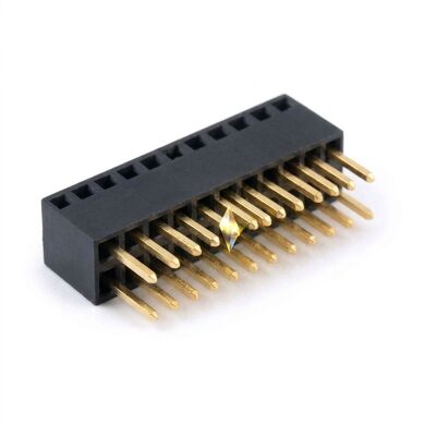 Connecteur d'embase femelle à Angle droit, pas de 1.00mm, prise horizontale pour montage sur PCB