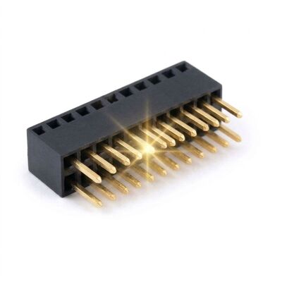 1.27mm Pitch Quad Row Female Header Connector 4x40P High Density Through Hole PCB Socket