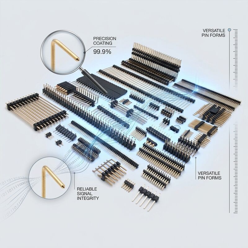 Connecteur mâle à broches coudé double rangée, pas de 2,54 mm, 90 degrés, PCB, 80 broches, traversant