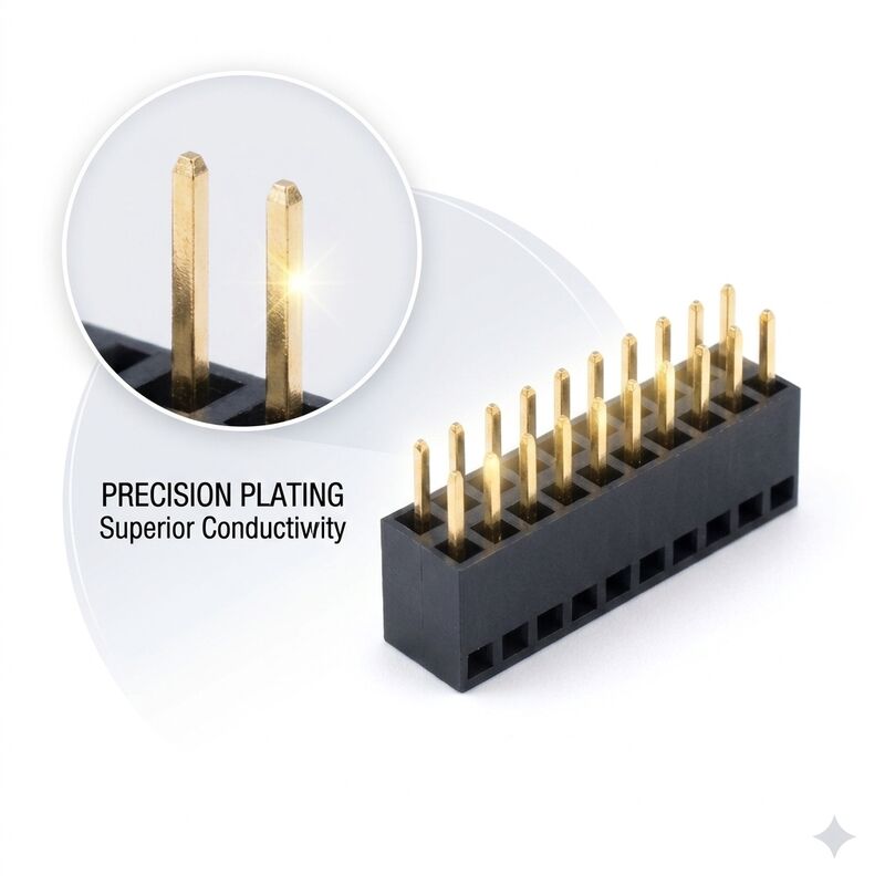 Connecteur d'embase femelle à Angle droit, pas de 1.00mm, prise horizontale pour montage sur PCB