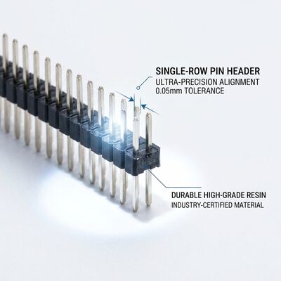 Montage de surface à une rangée de connecteur d'en-tête de broche mâle de 2,54 mm