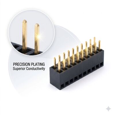 Connecteur d'embase femelle à Angle droit, pas de 1.00mm, prise horizontale pour montage sur PCB